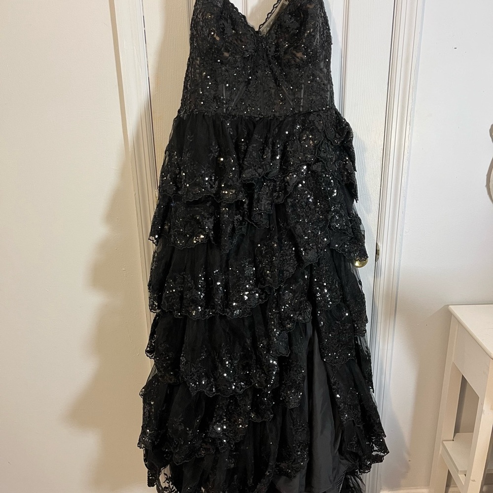 Sherri Hill Corset Gown, Style 55500, Gently Worn, Custom-Altered, Best Offer